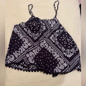 Mika and Gala open backed bandana top